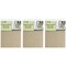 Essentials By Leisure Arts Bundle Jute Burlap Sheet Laminated 8.5"X 11" Natural, 3Pk Of 3Pc - Durable Burlap Paper For Crafts, Diy Projects, And Rustic Décor - Versatile Laminated Sheet Pack